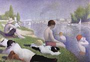 Georges Seurat, bathers as asnieres